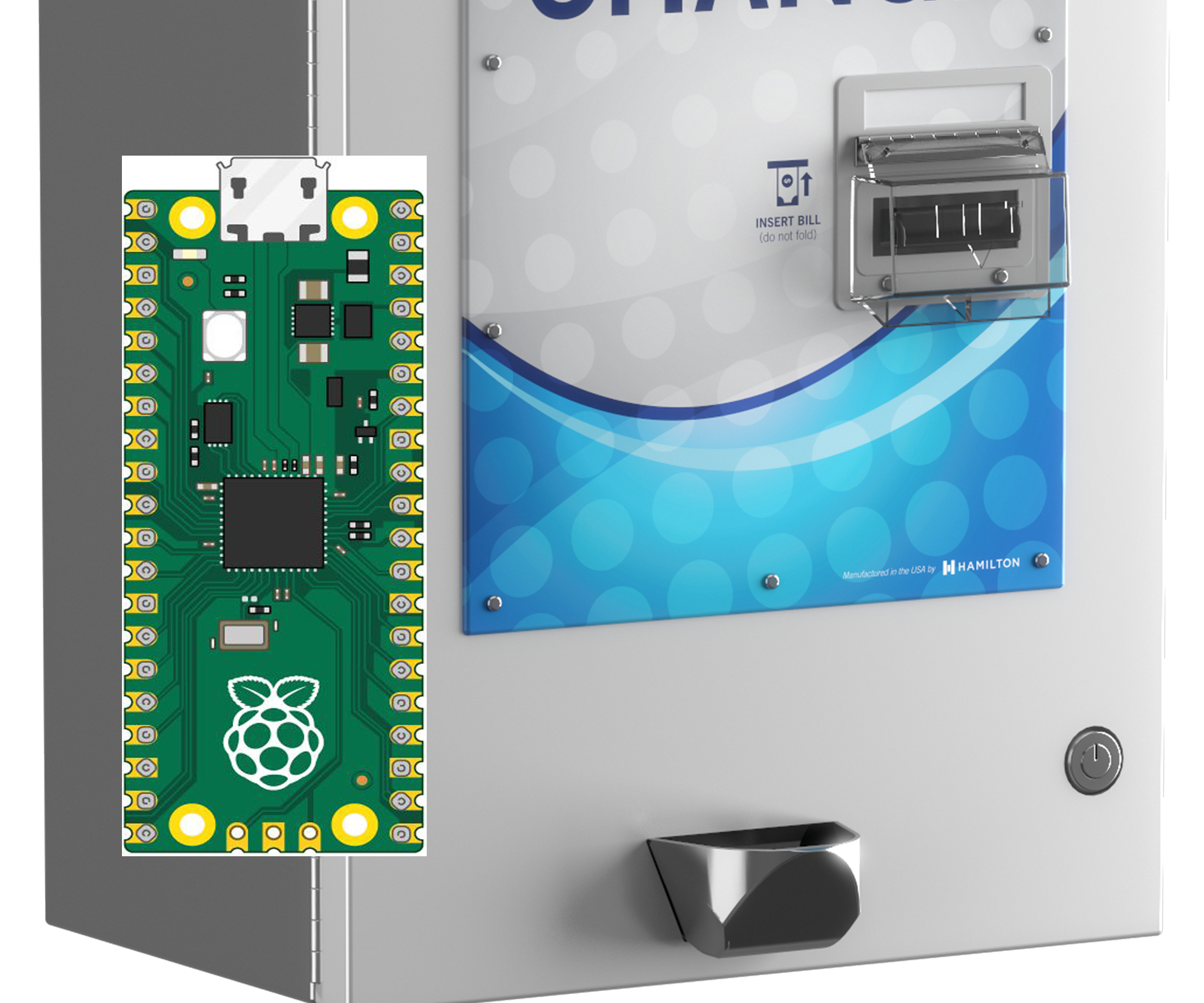 Change Machine Out of Order Alert Using Raspberry Pi Pico W and a Relay