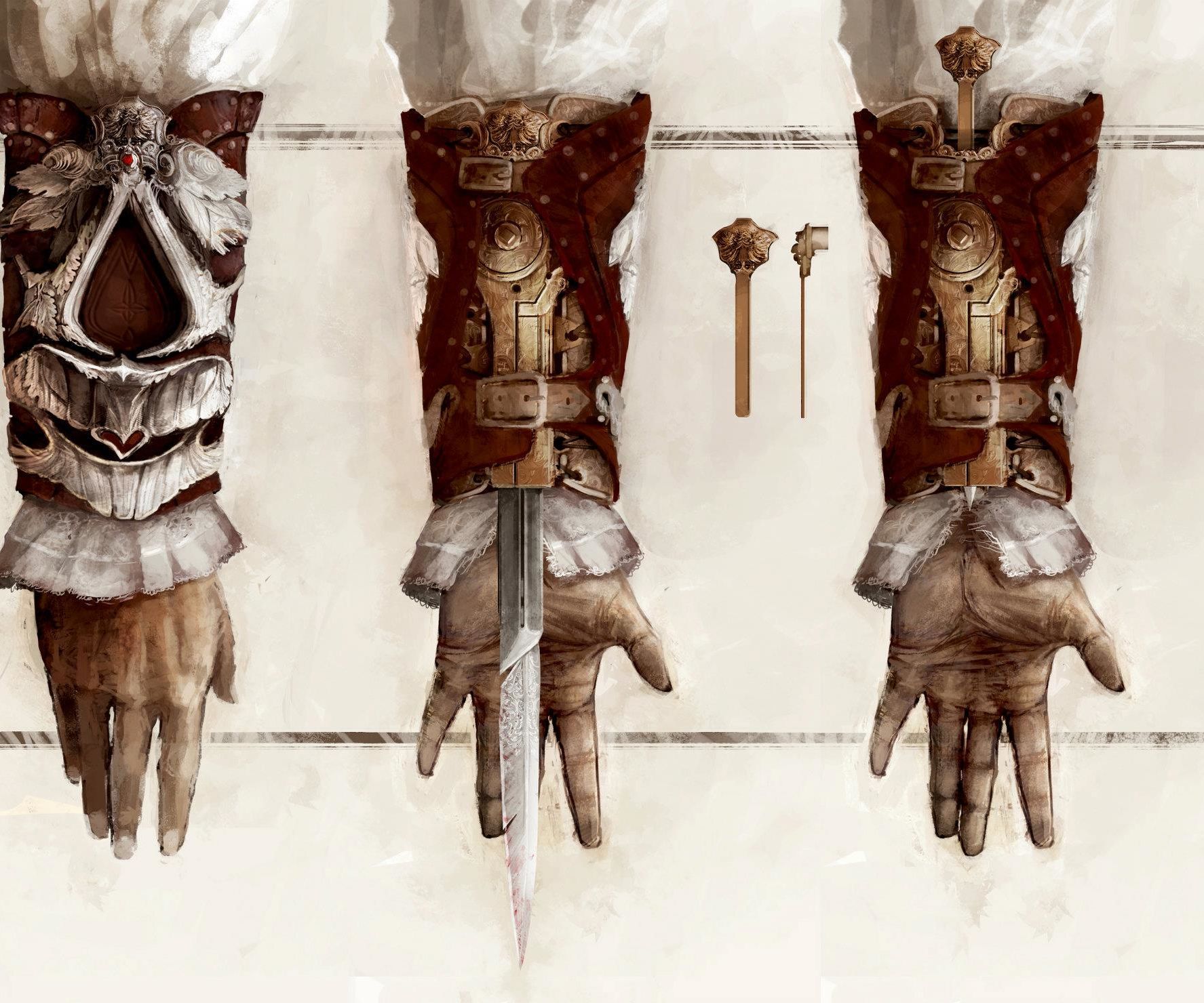 AC Hidden Blade With Simple Material