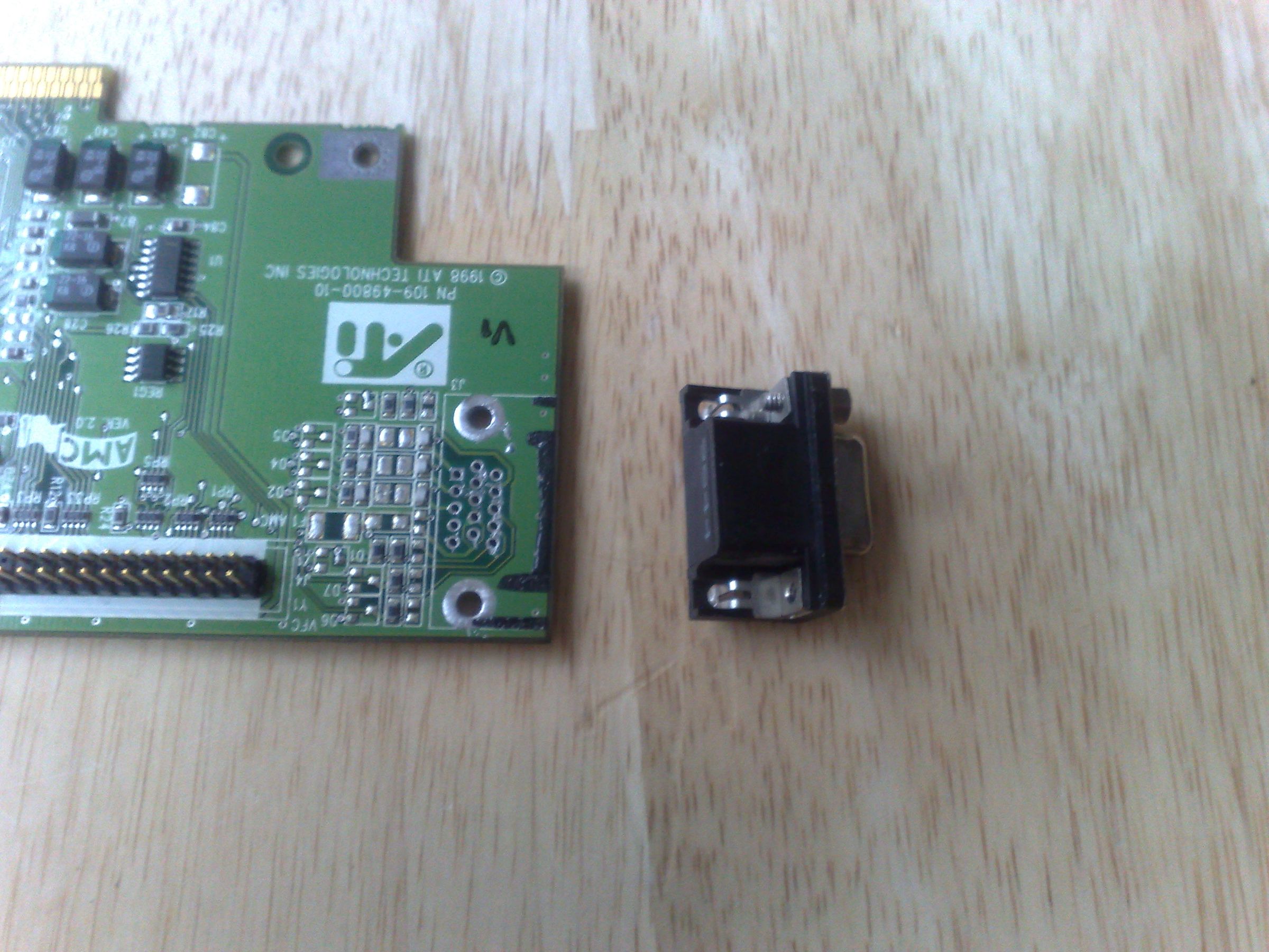 How to Repair HP 1702 Lcd Monitor With Broken VGA Cable 6 Steps