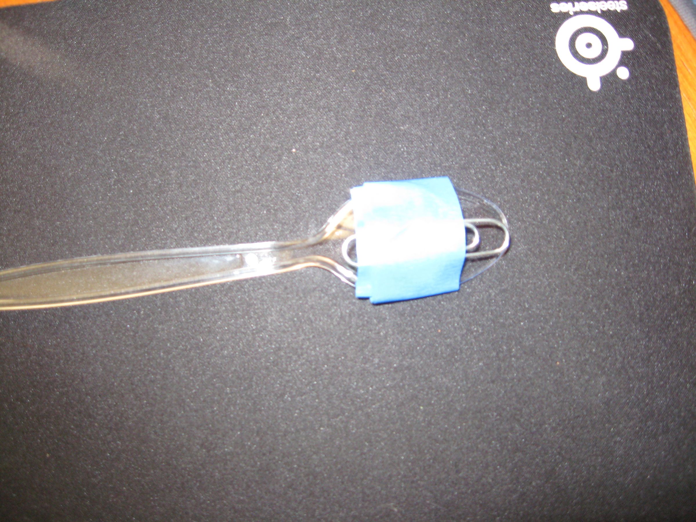 Plastic Spoon Paperclip Launcher 5 Steps Instructables