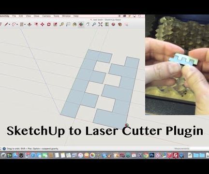 Export Laser Cutter GCODE From SketchUp