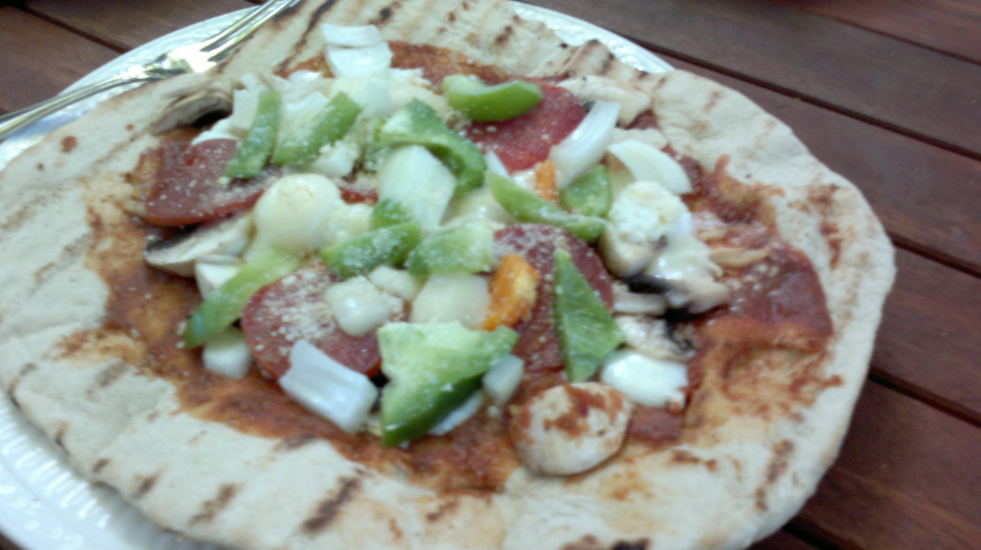 Grilled Personal Pizzas