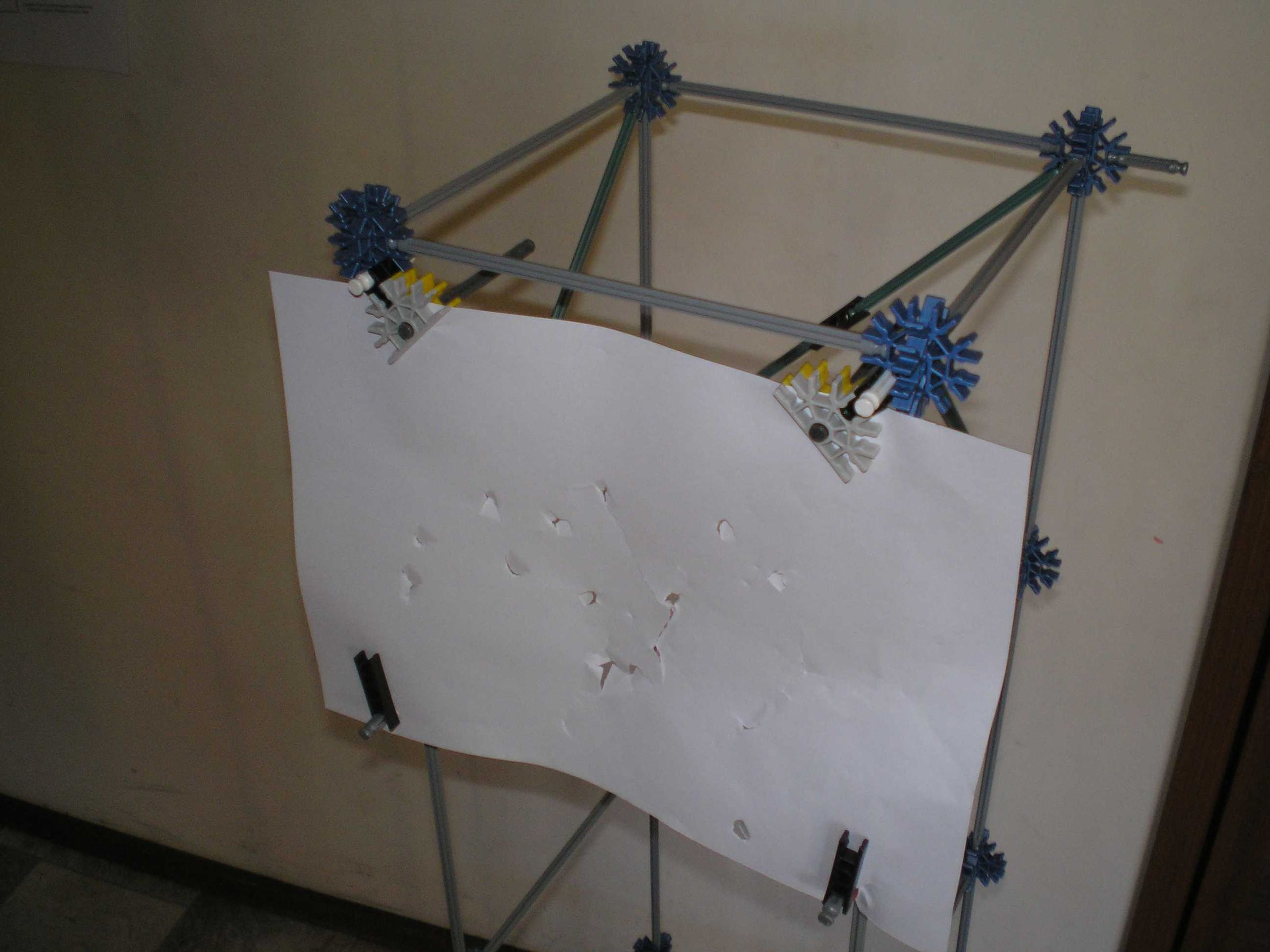 Paper Knex Target ( Ajustable Height )