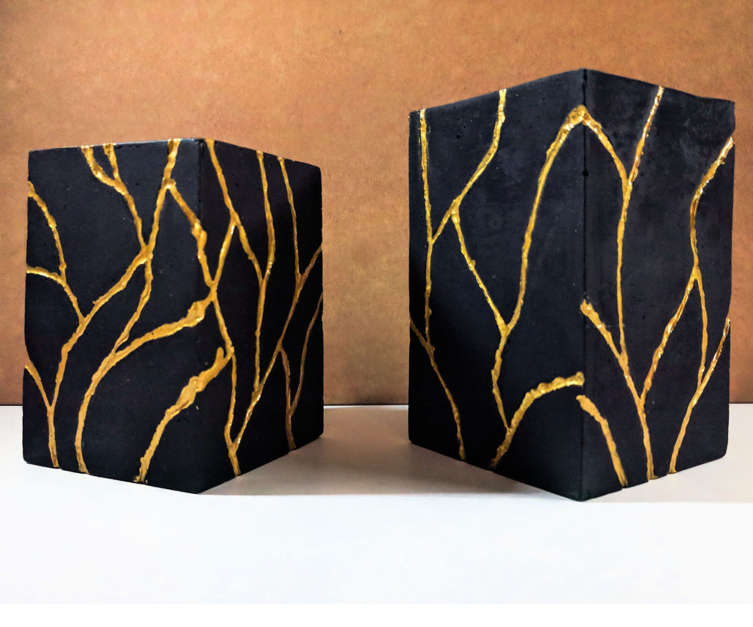 Kintsugi Style Concrete Lamp 