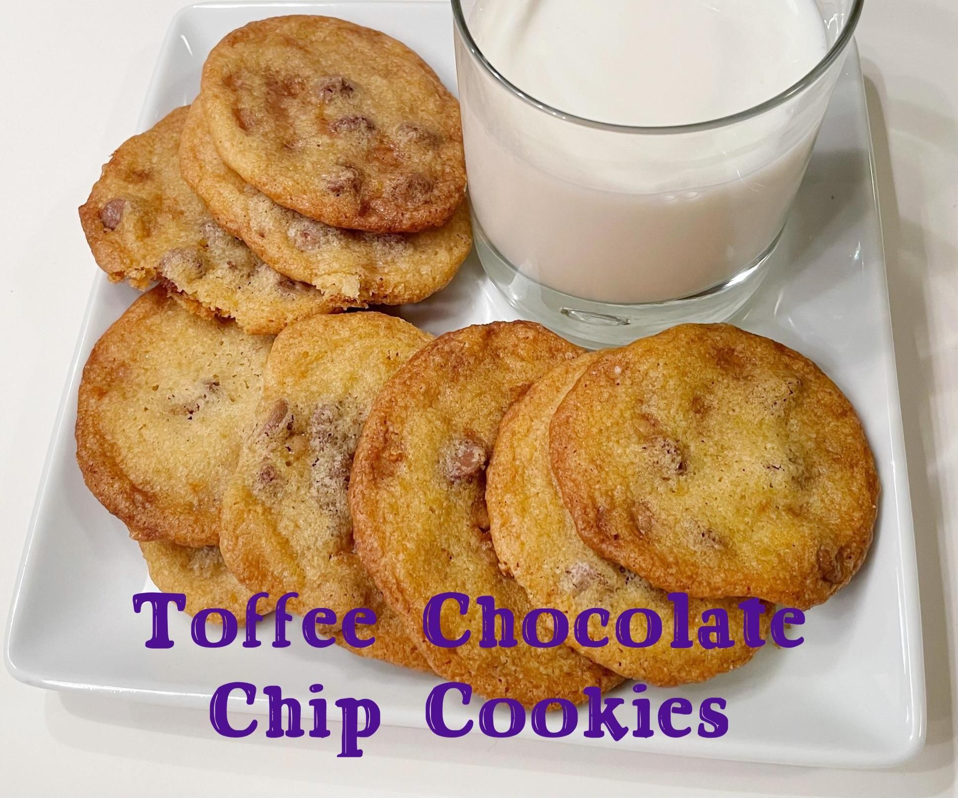 Toffee Chocolate Chip Cookies