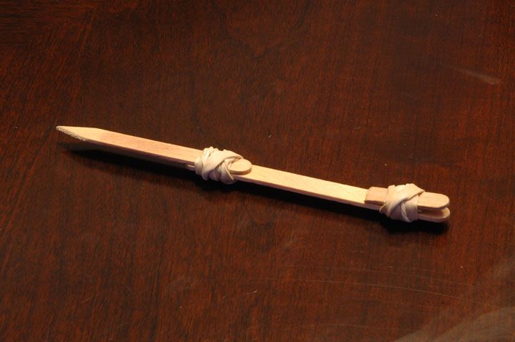Popsicle Stick Switchblade