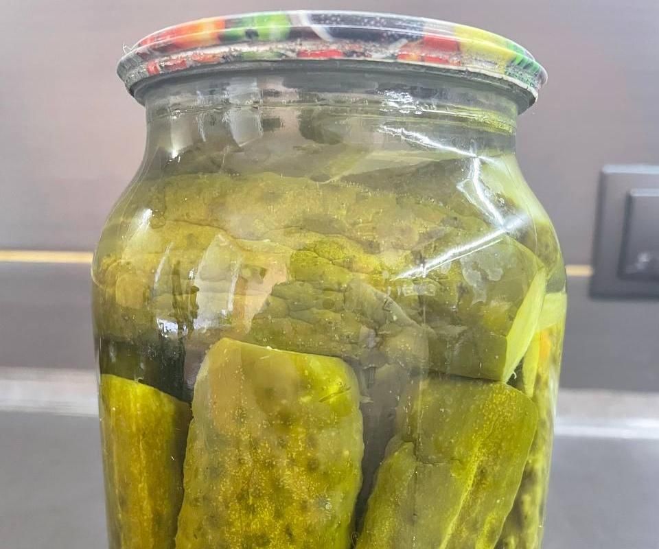 Vinegar-Blanched Pickles