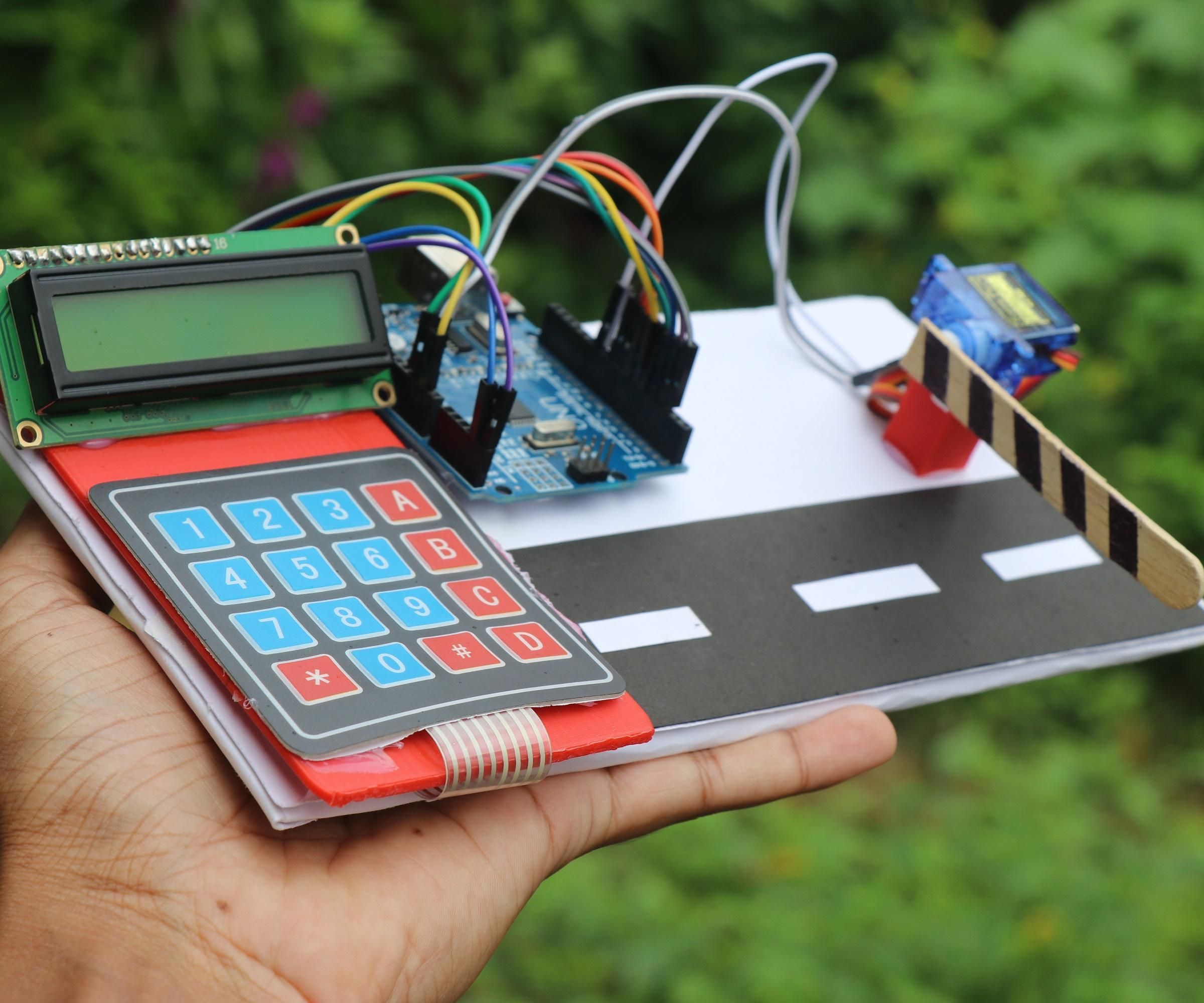 Arduino Password Gate Lock System in a Simple Way