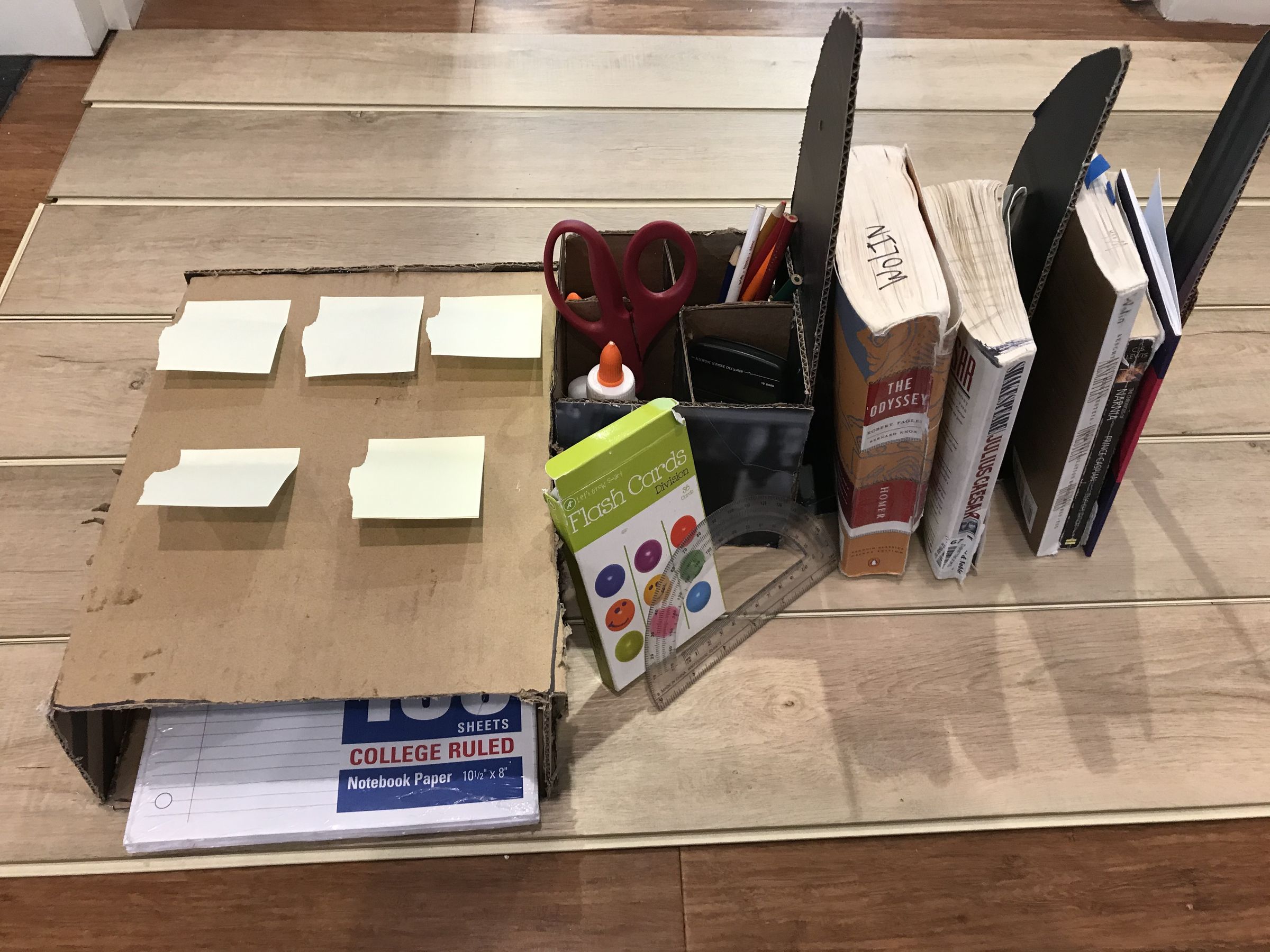 DIY Cardboard Organization Device Instructables