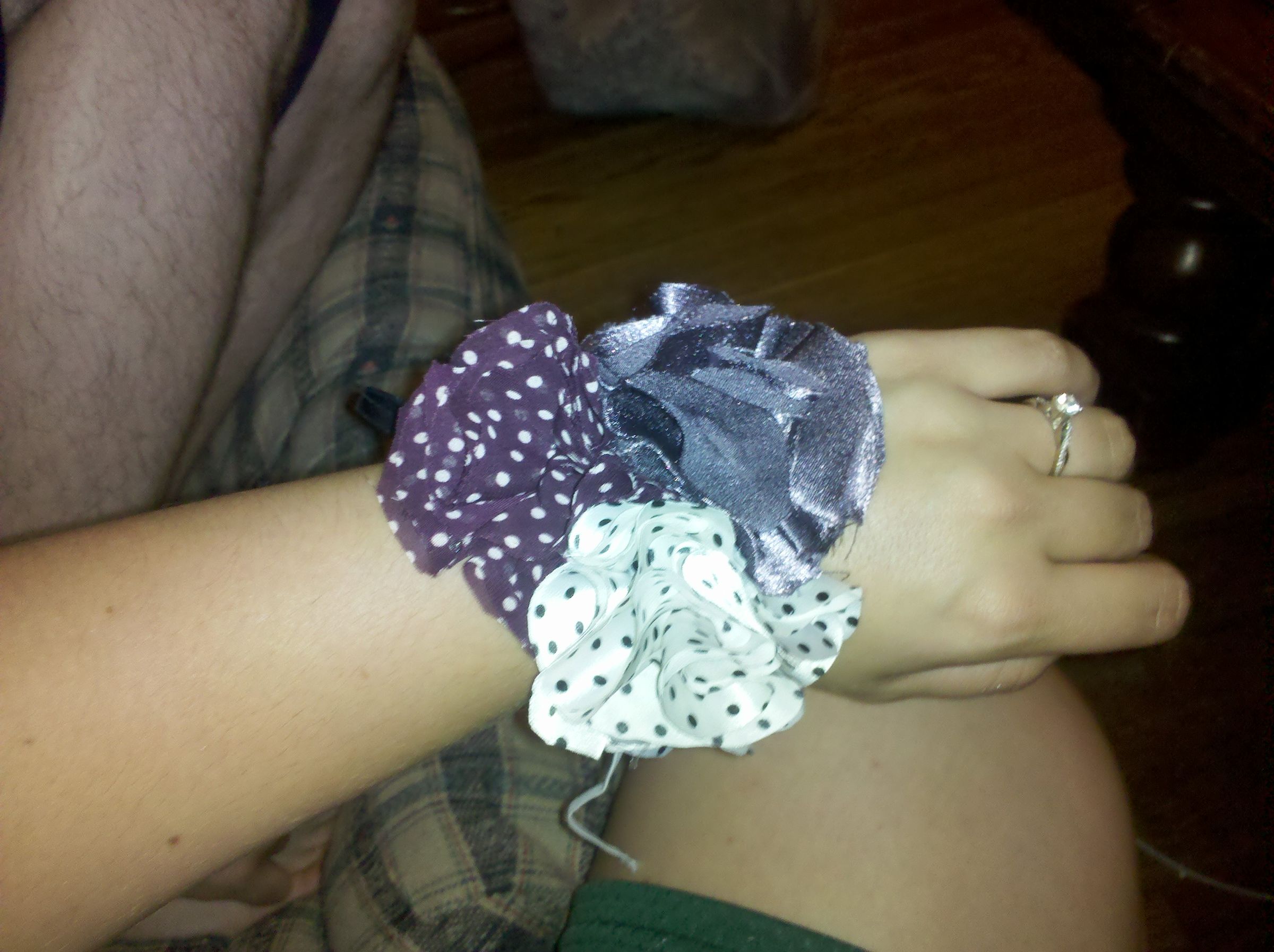 Fabric Flower Corsages and Boutonnieres