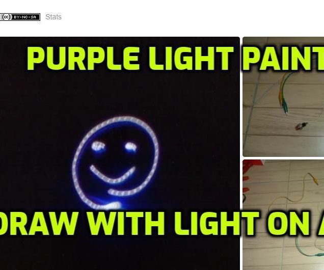 Purple Light Painter - Draw Light in the Air - in One Minute