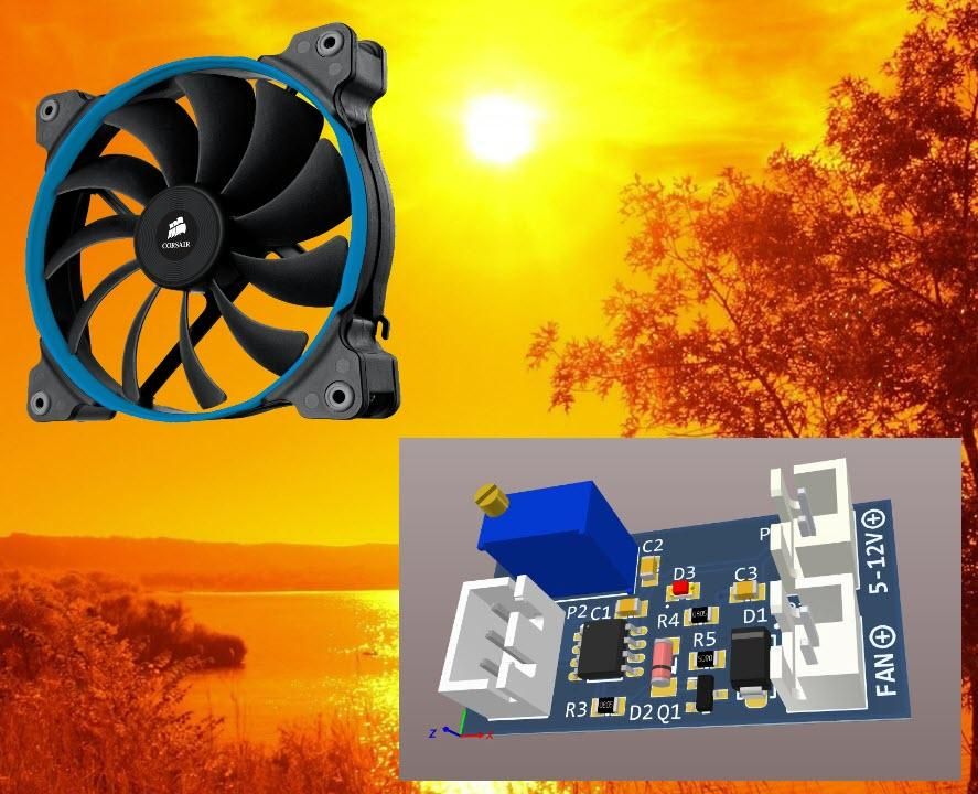 Cooling FAN Controller Using an LM35 (No MCU) 6 Steps Instructables