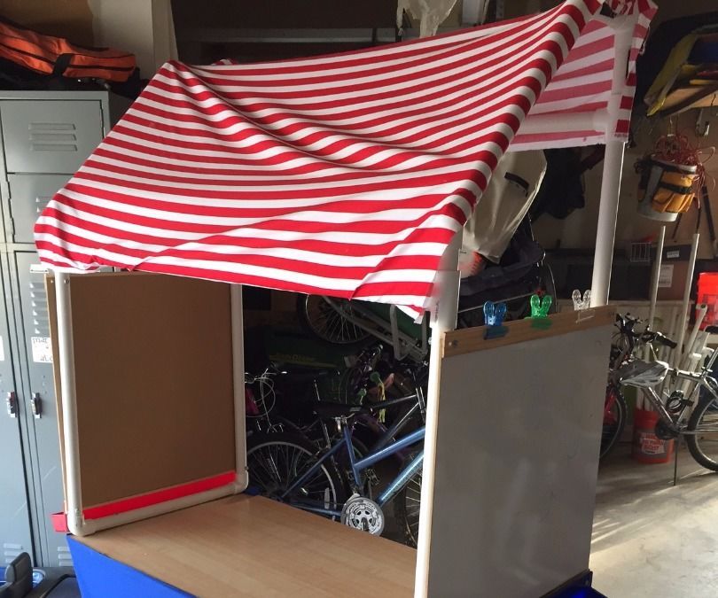 Lemonade Stand on a Cart