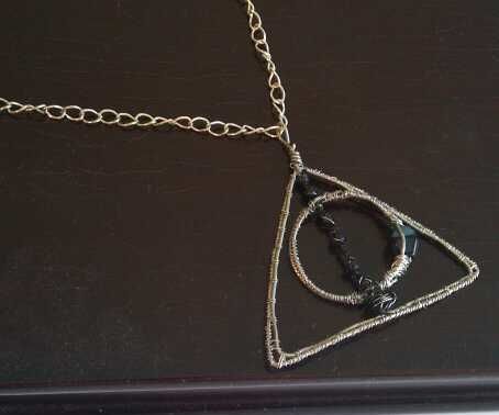 Spinning Deathly Hallows Necklace