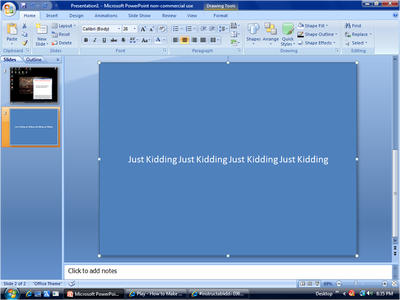Make a Fake System Error Popup With Powerpoint