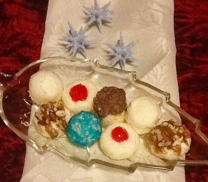 Coconut Cherry Snowballs