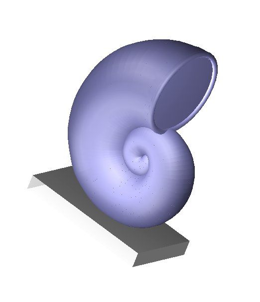 Speaker Box Design / Nautilus Shell