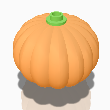 3D Printable Lego Pumpkin