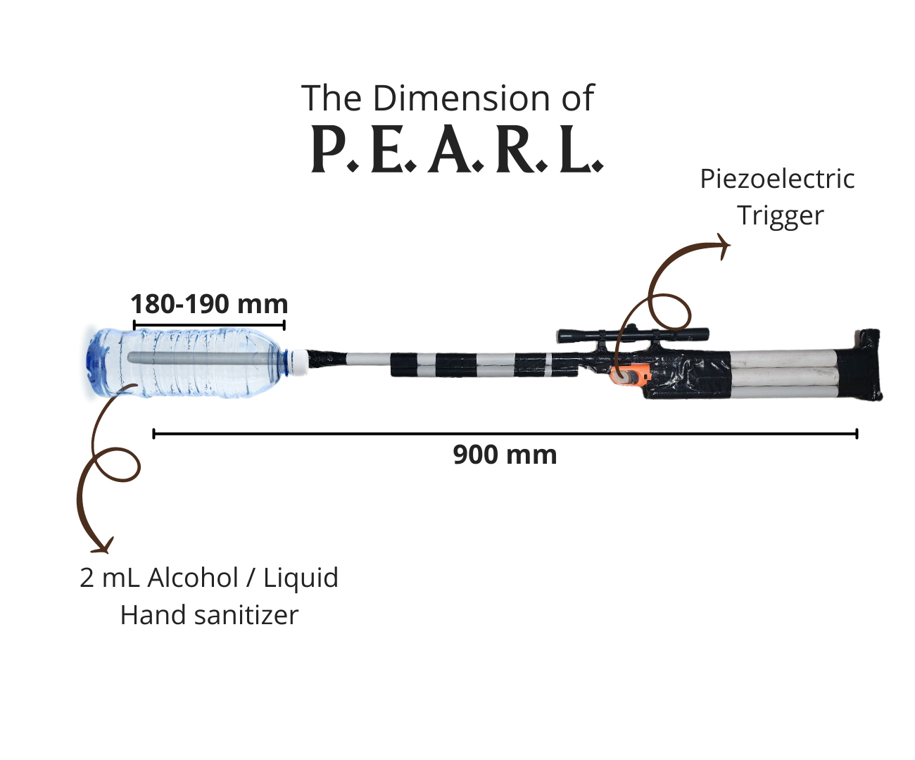 Piezo Electric Alcohol Rocket Launcher (P.E.A.R.L.) 11 Steps