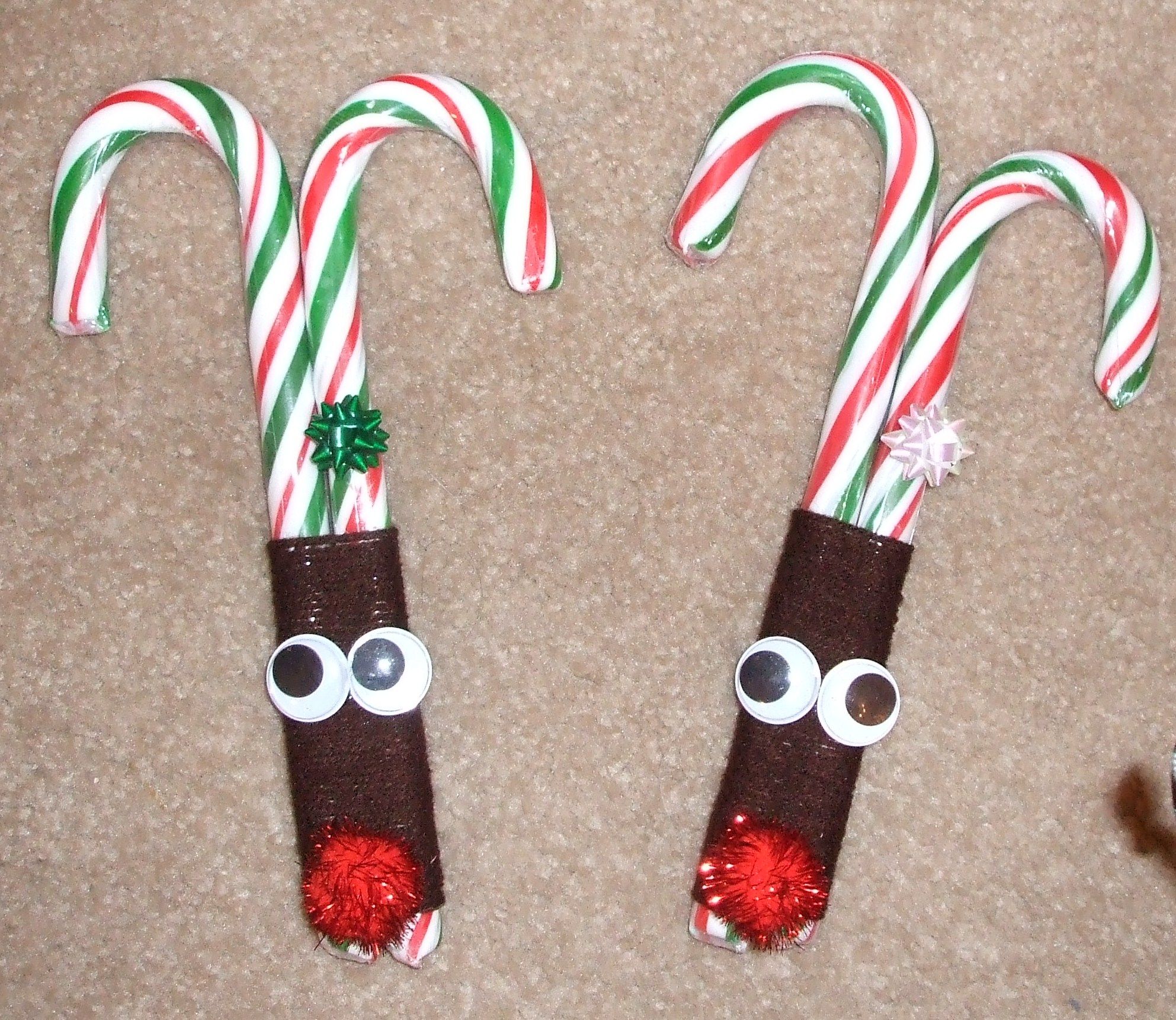Reindeer Candy Canes