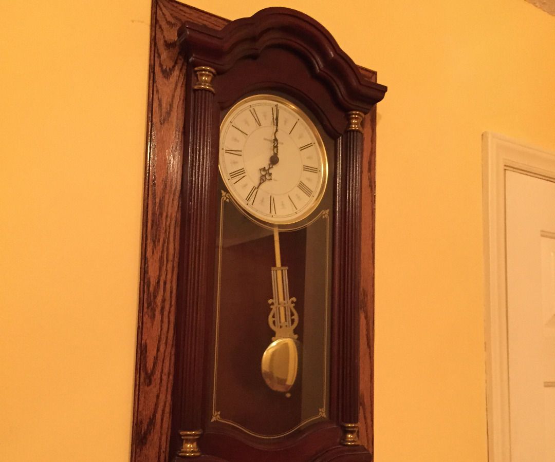 Built in Clock Shelf