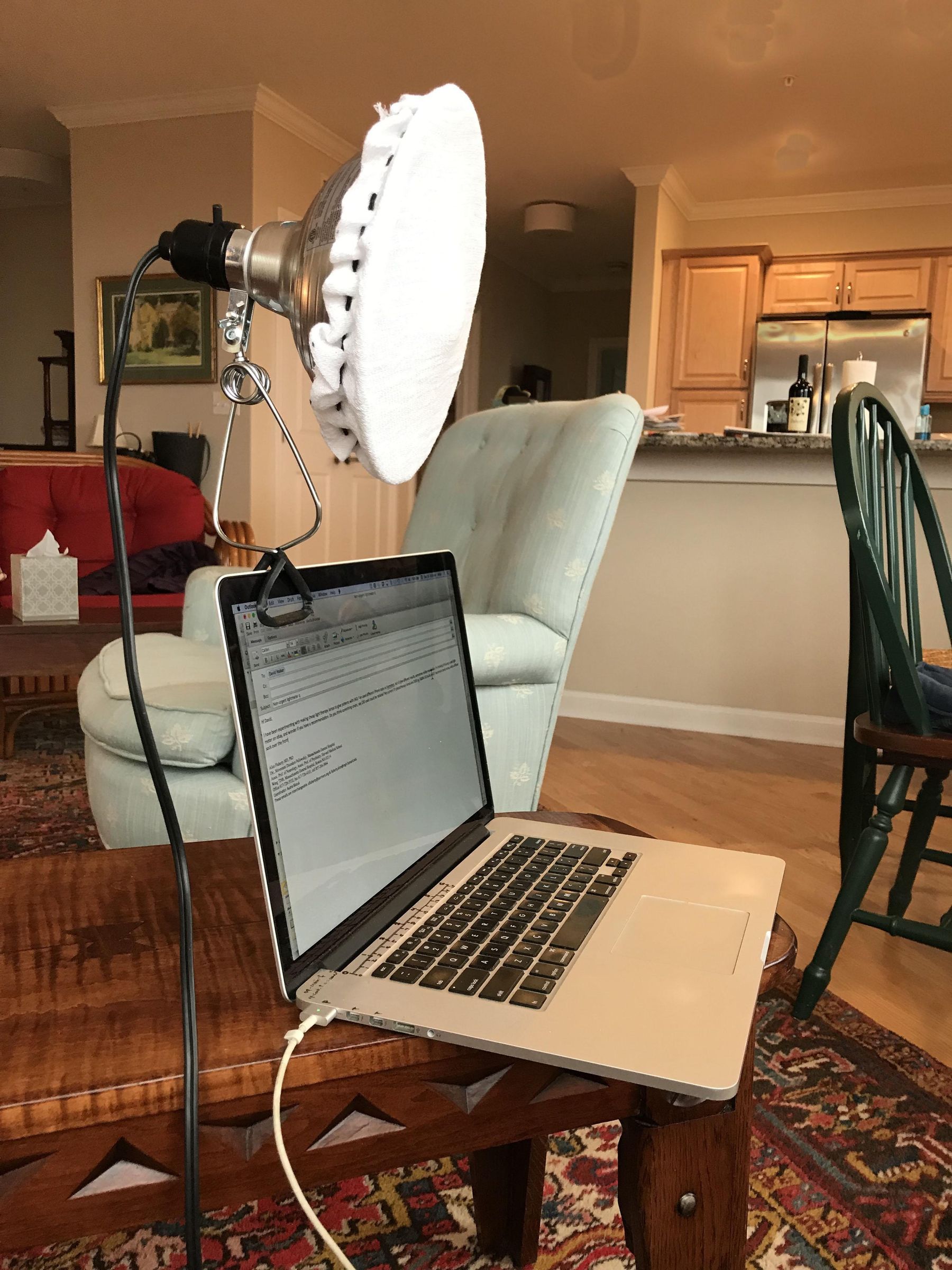 Full Spectrum Clamp Lamp LED Light Therapy for SAD, Shift Work, and