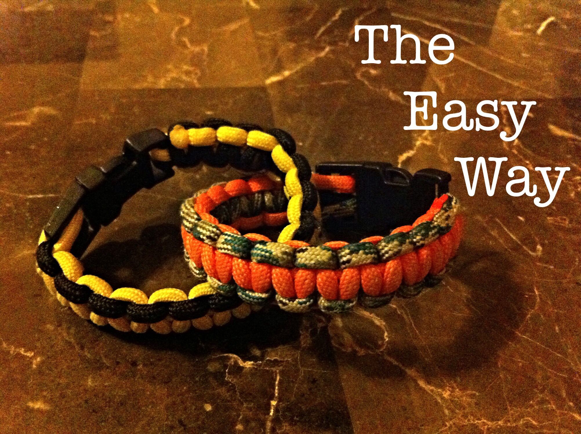 The Easiest Way on Putting on a Paracord Bracelet 4 Steps Instructables