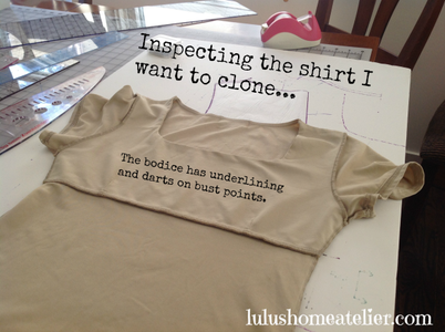 Fold Your Outift in Half and Pin It on Foam Board: