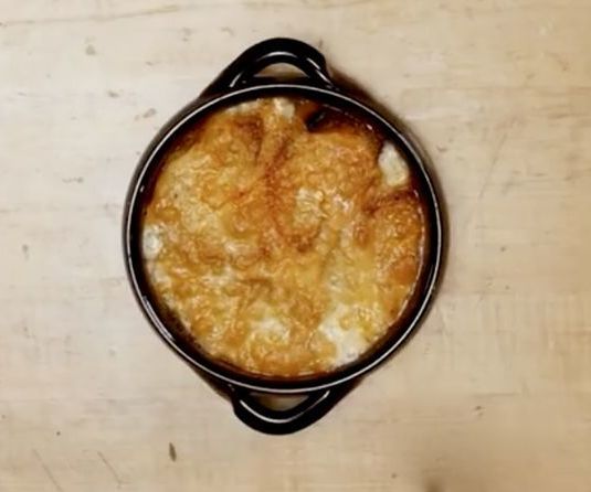 One Hour Microwave French Onion Soup