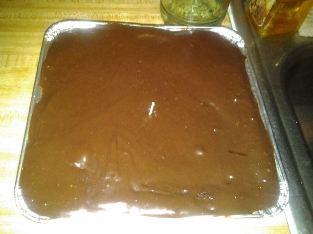 Jack Daniel's Brownies with Jack Daniel's frosting