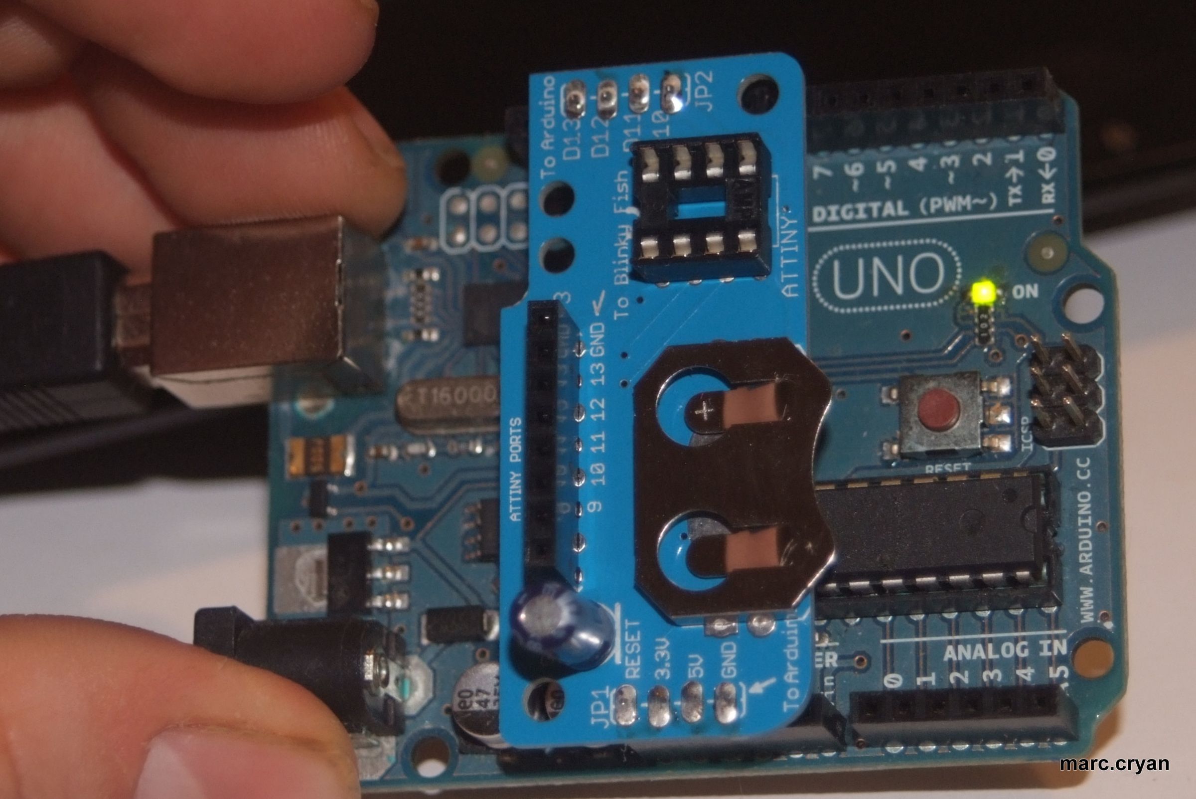 Fish Out of Water - ATtiny Board Used With Arduino : 18 Steps ...