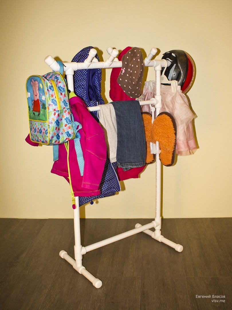 PVC Rack for Kids Clothes : 3 Steps (with Pictures) - Instructables