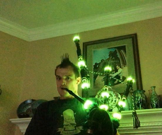 Sound Responsive LEDs (on a Bagpipe)