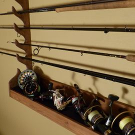 DIY Fishing Rod Storage Rack , Wallmounted : 15 Steps (with Pictures) - Instructables DIY Fishing Rod Storage Rack , Wallmounted : 15 Steps (with Pictures) - Instructables