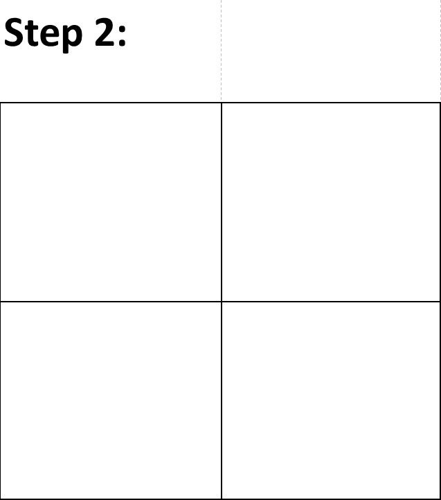 Blank 2x2 Punnett Square