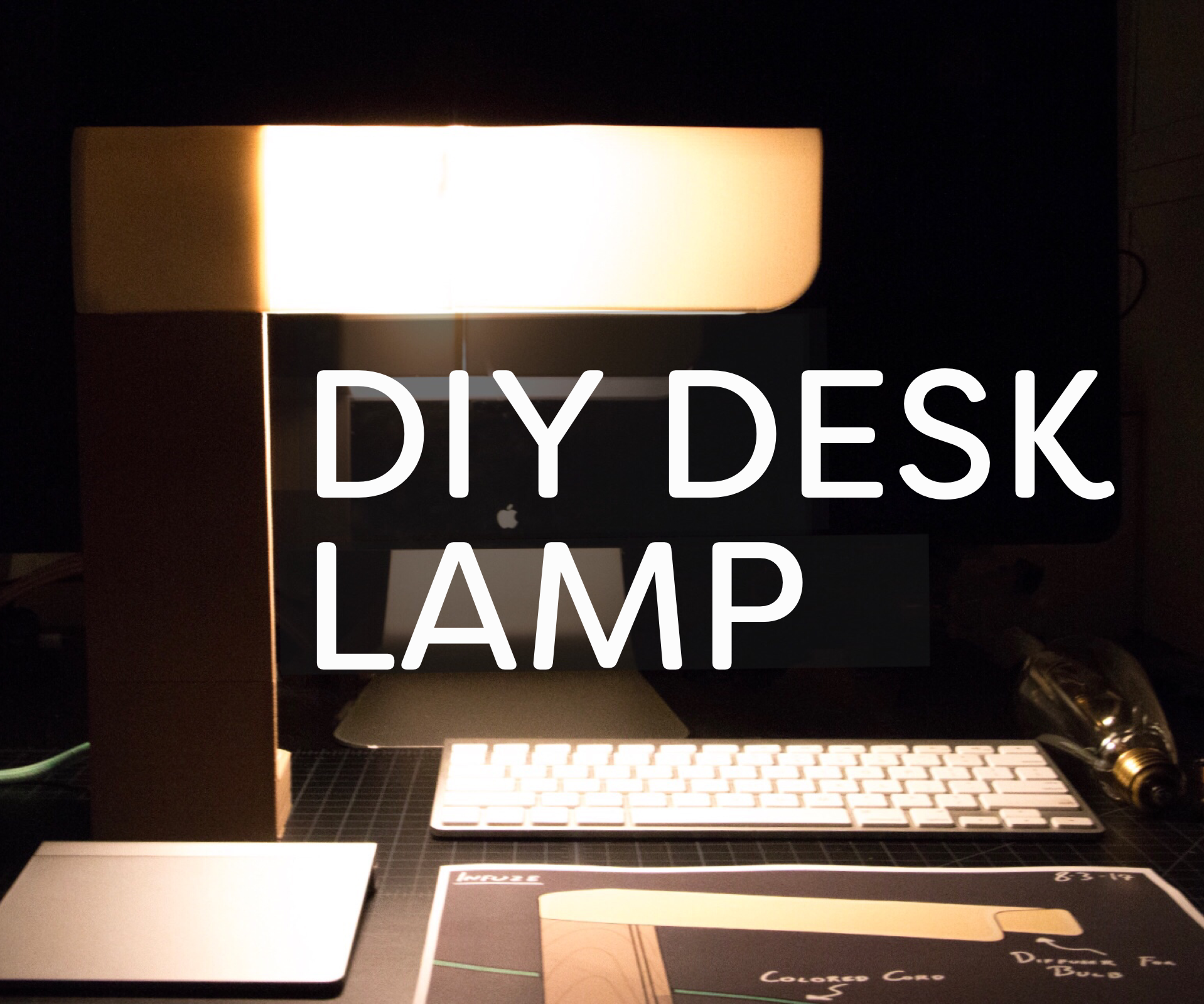 DIY Minimalist Desk Lamp