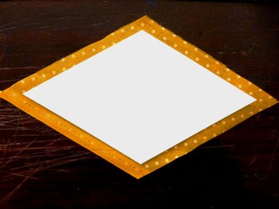 Make Fabric Pieces With Paper Inserts