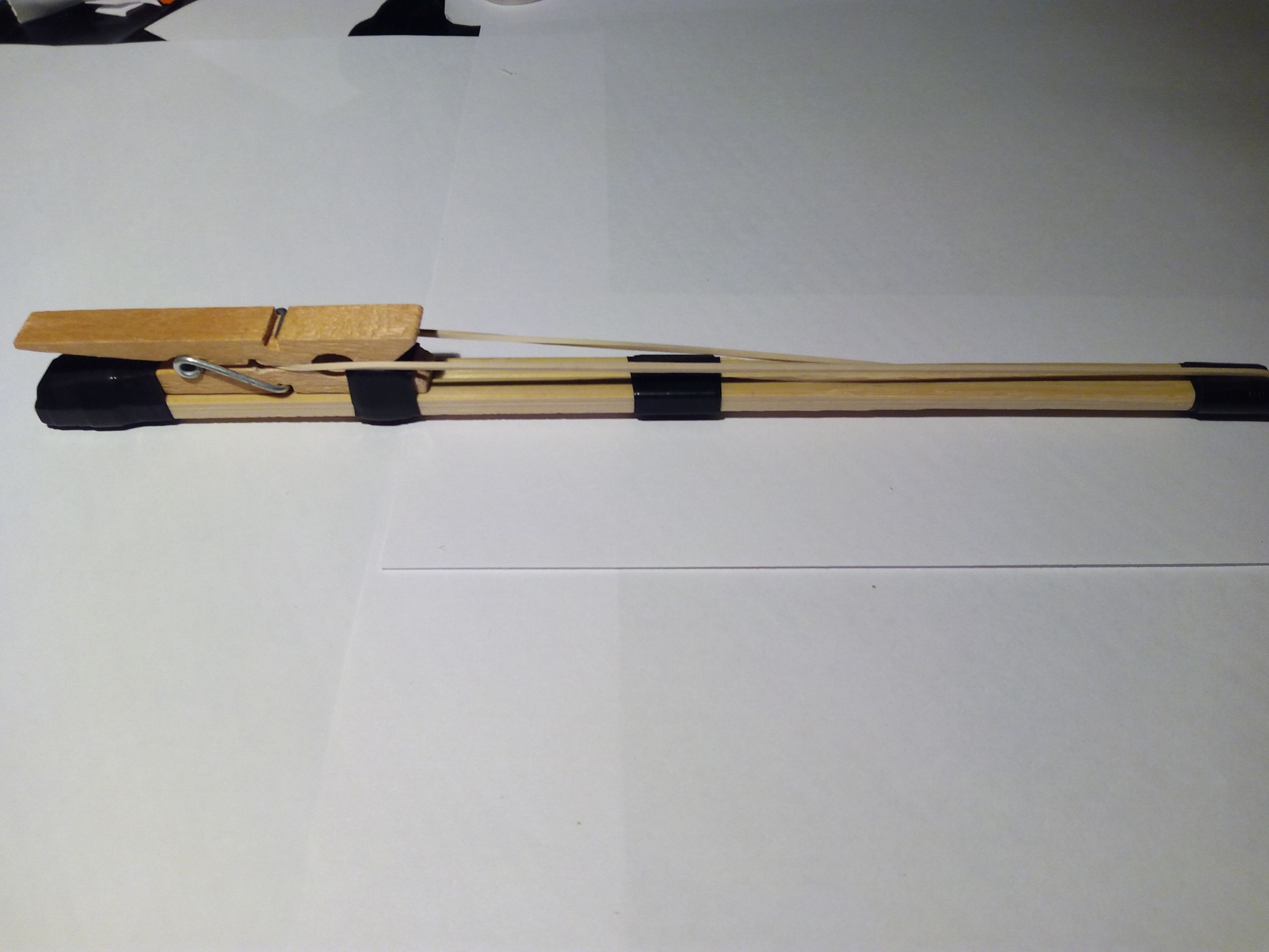 Simple Rubber Band Gun.