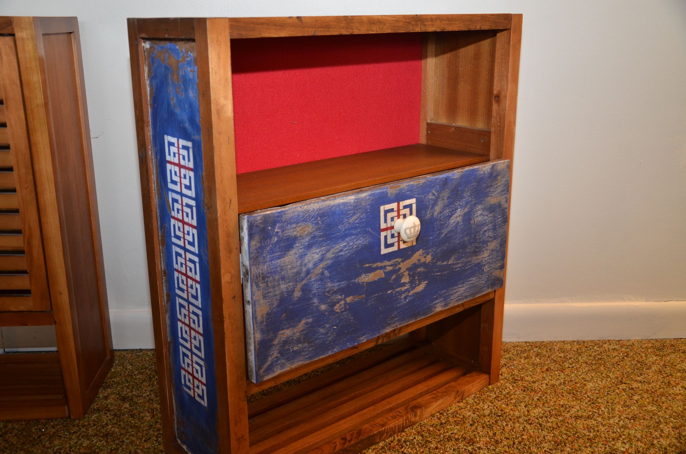 Dart Station From Repurposed Bathroom Cabinet