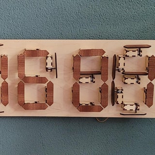 Mechanical Seven Segment Display Clock : 7 Steps (with Pictures ...