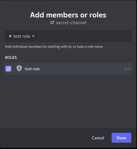Add Roles to Your Channel
