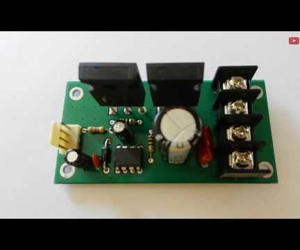 DC Motor Driver Using Power Mosfets [PWM Controlled, 30A Half Bridge]
