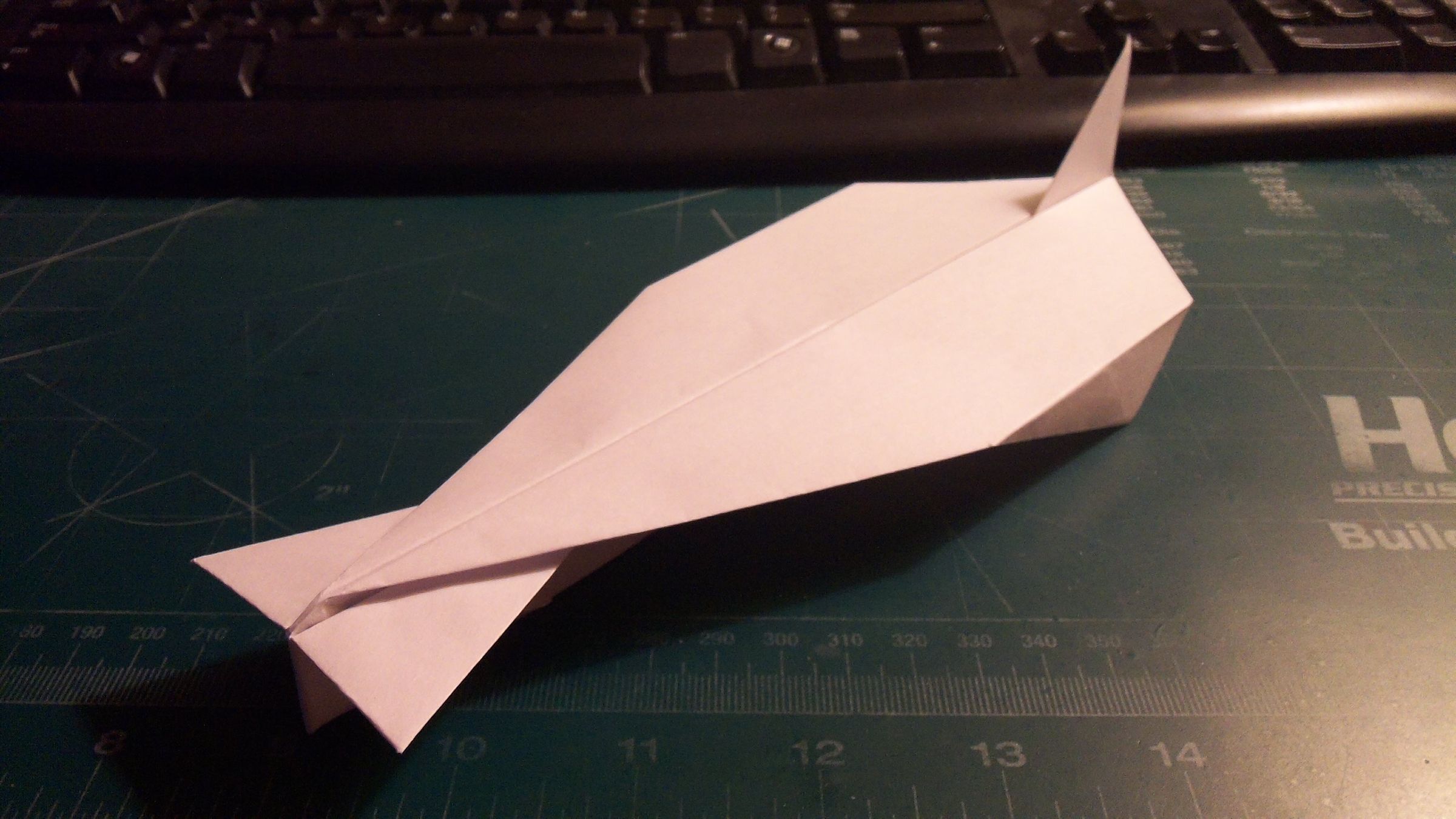 How to Make the StarVulcan Paper Airplane