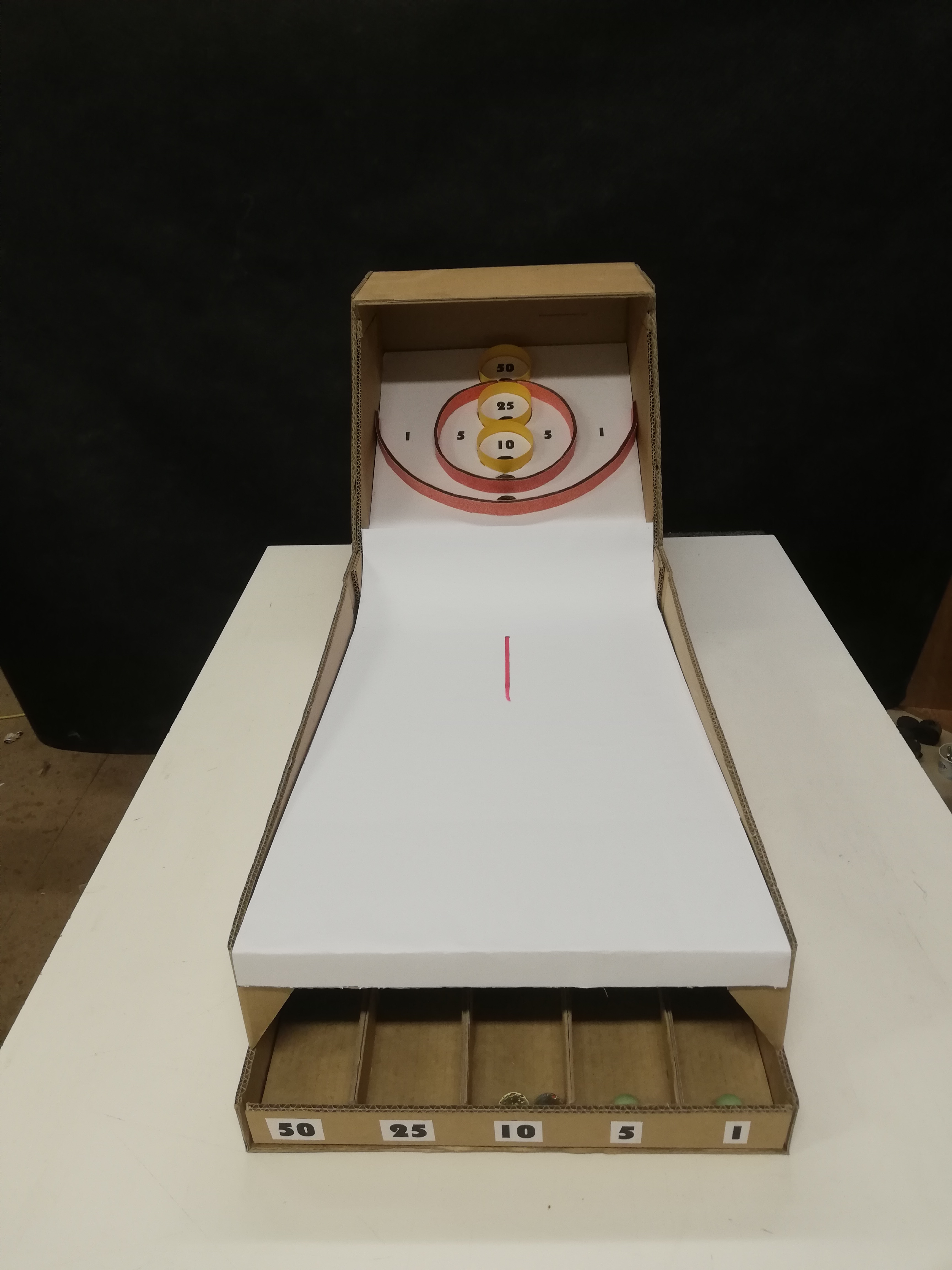 Skee Ball From Cardboard 8 Steps (with Pictures) Instructables