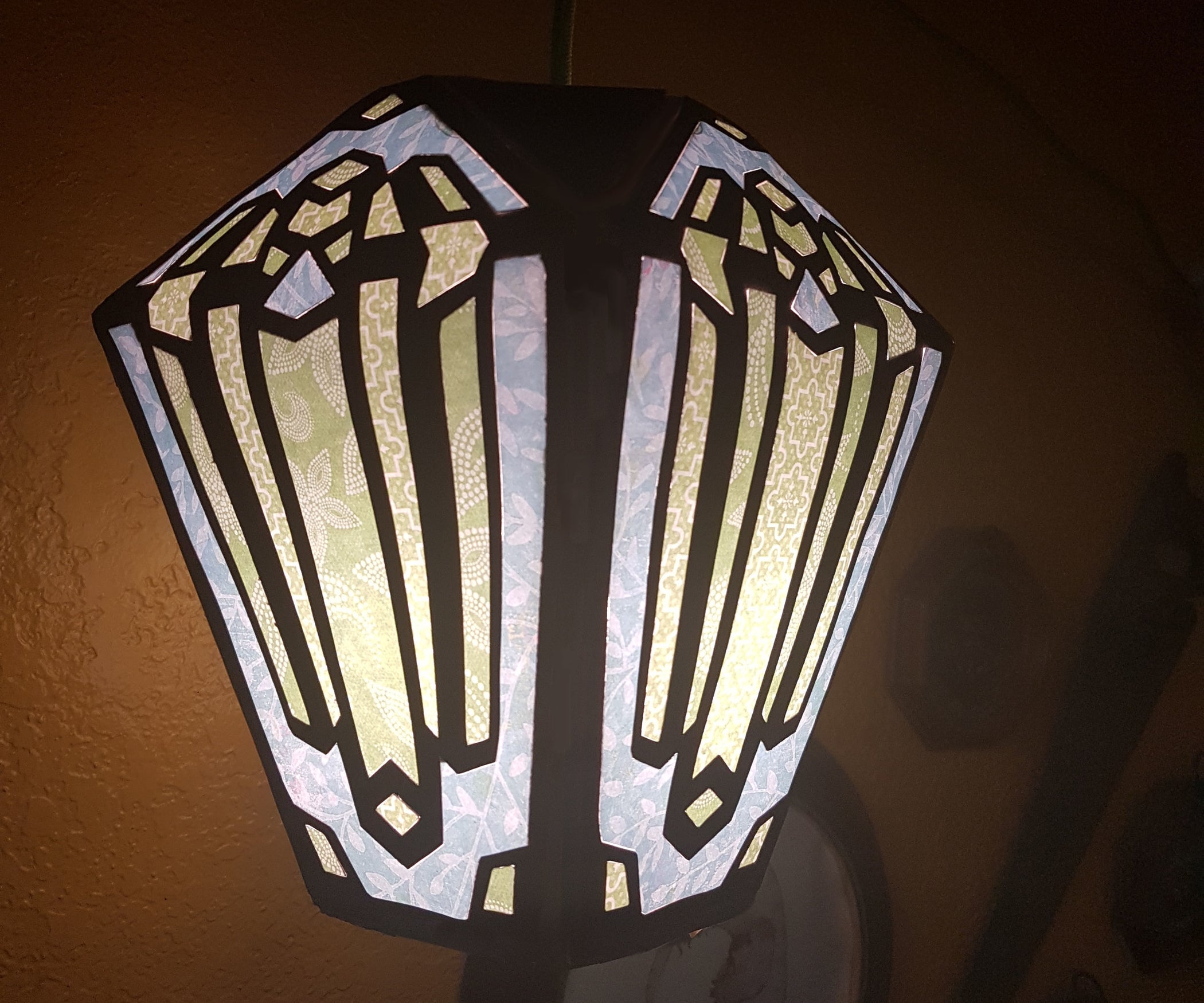 Art Deco Paper Lampshade 12 Steps (with Pictures) Instructables