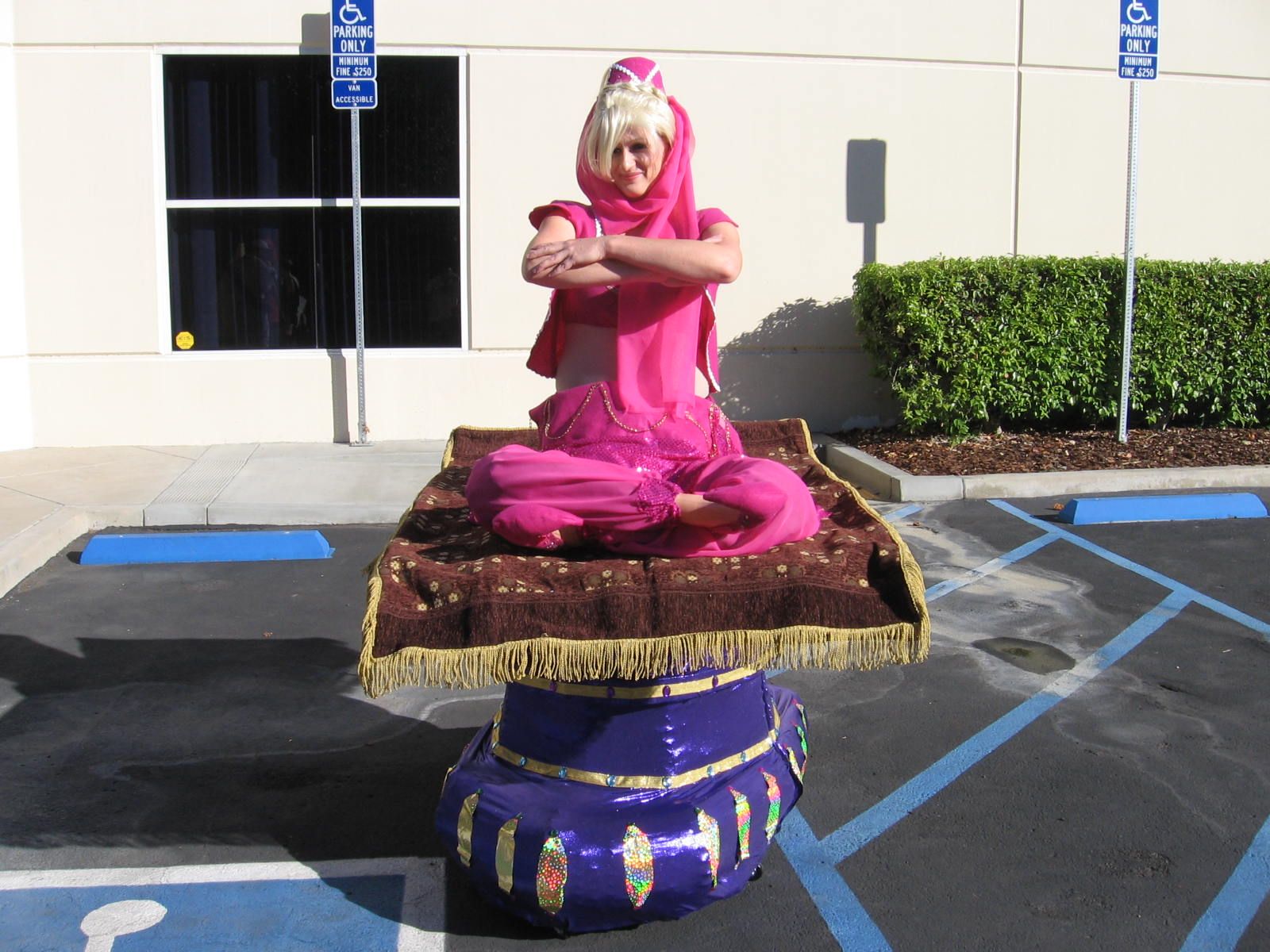 I Dream of Jeannie- Magic Carpet and Bottle