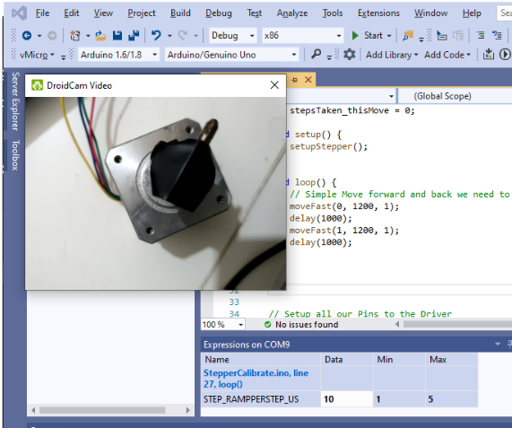 Arduino Sensor and Driver Calibration