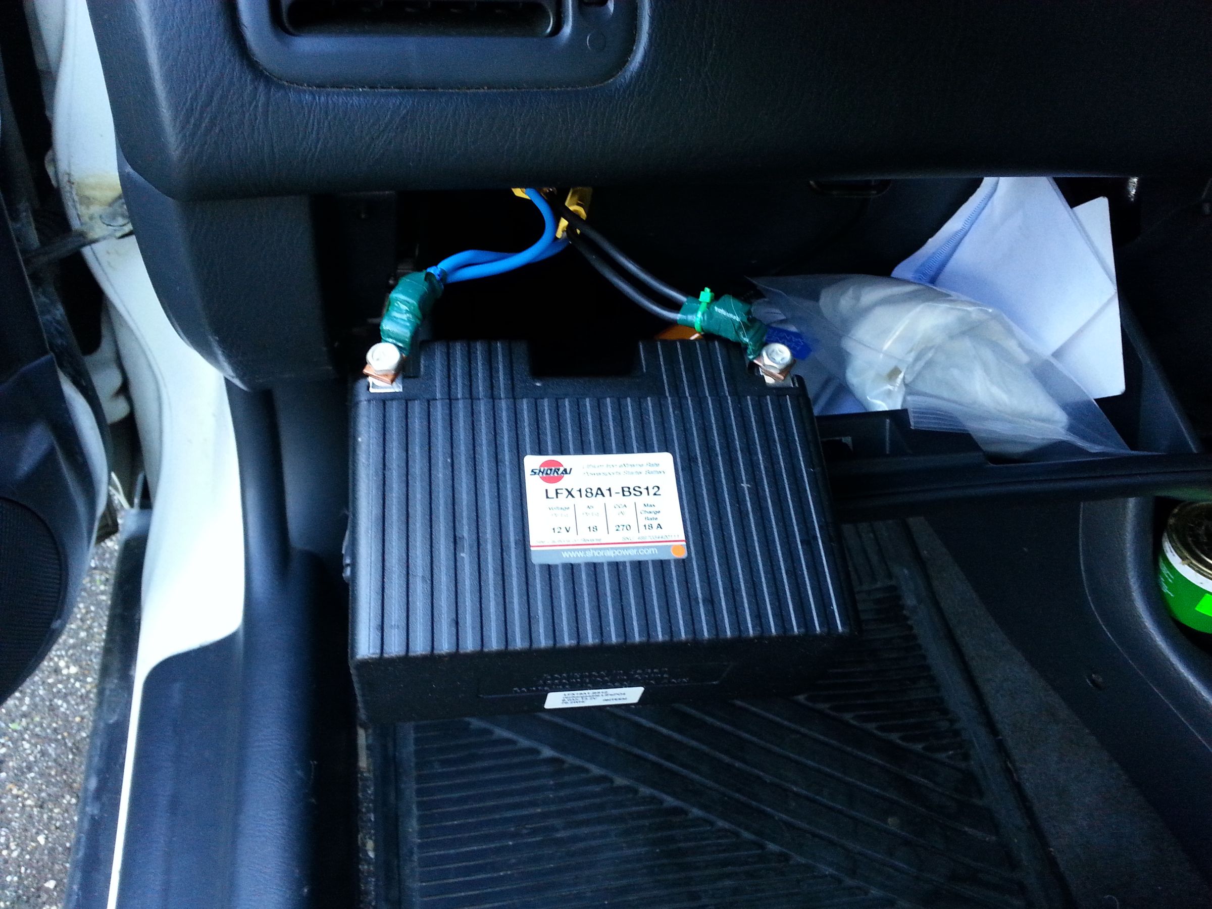 LiFePO4 Battery for Gasoline Engine Starting. 