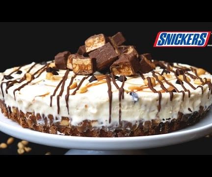 SNICKERS CARMAEL SHORTBREAD ICE CREAM TART 