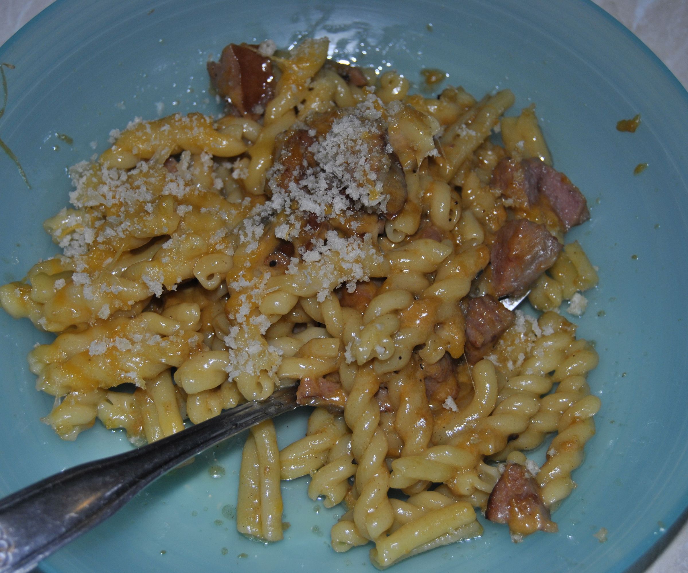 Amazing Smoked Sausage Mac N' Cheese